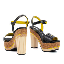 Cargar imagen en el visor de la galería, Sandalia de plataforma estilo retro 70