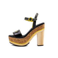 Cargar imagen en el visor de la galería, Sandalia de plataforma estilo retro 70